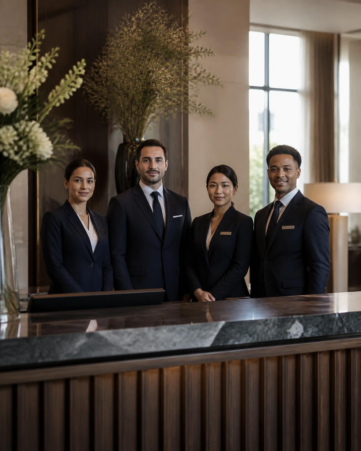 Rivera Workforce hospitality reception team